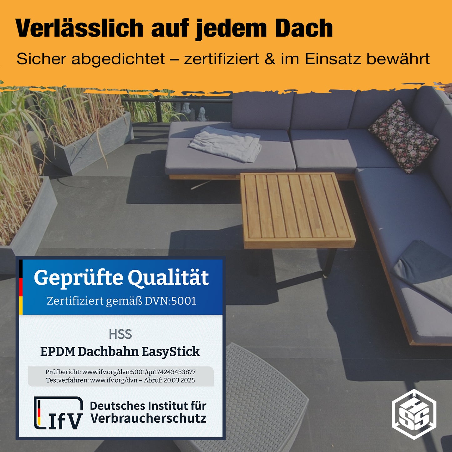 EPDM Dachfolie EasyStick