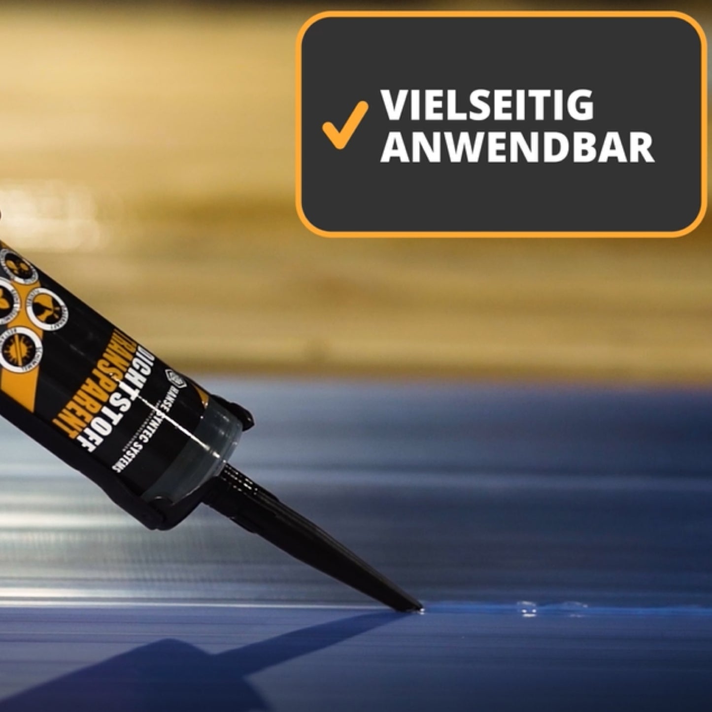 Dichtstoff TRANSPARENT - Kleb- & Fugendichtstoff