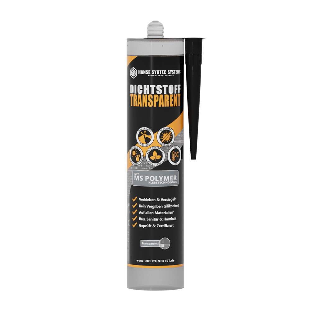 Kit TRANSPARENT - lijm- en voegkit