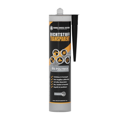 Kit TRANSPARENT - lijm- en voegkit