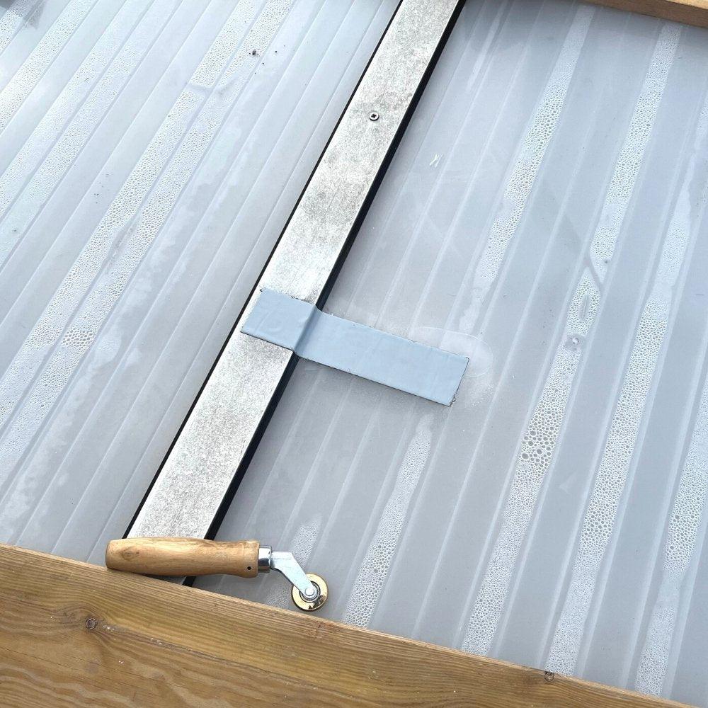 Dach Reparaturband Doppelstegplatte Riss abdichten Dachdeckerband
